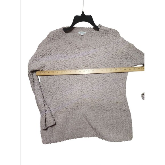 Mittoshop Women’s S/M Beige Popcorn Knit Sweater Soft Textured Long Sleeve Top - Picture 2 of 7
